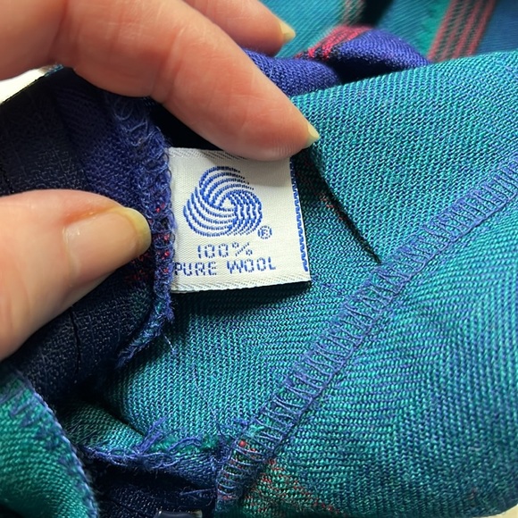 David Brooks Plaid Wool Skirt - Picture 6 of 7